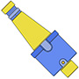 DIN2080-40 FACE MILL HOLDER OD=27 L= 20 mm